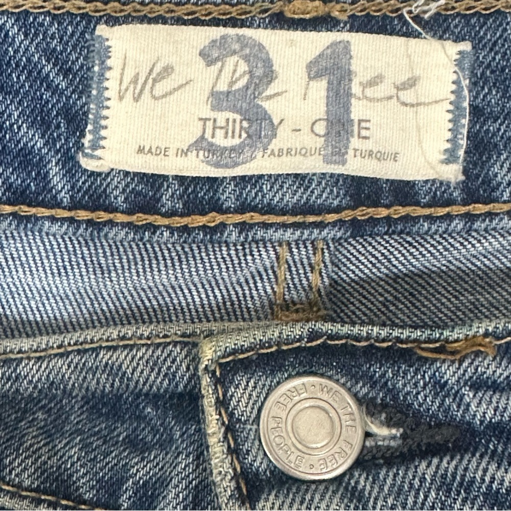 Free People We the Free Jeans Buttonfly - Picture 6 of 8